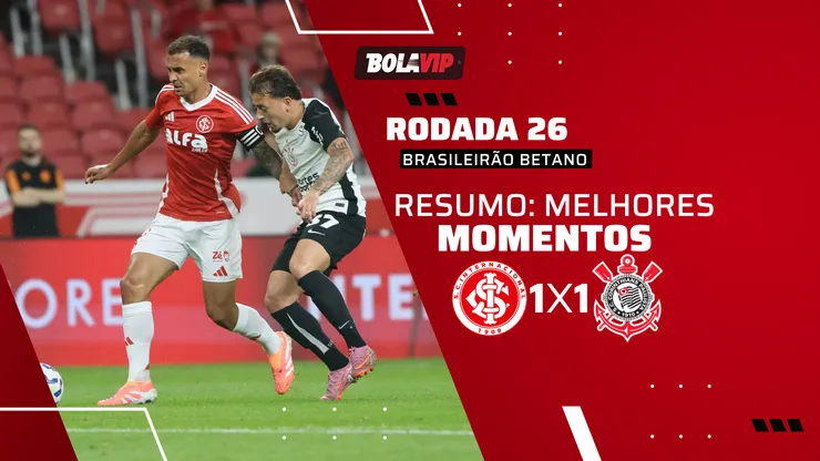 Internacional 1 x 1 Corinthians. Foto: Ricardo Duarte / Internacional