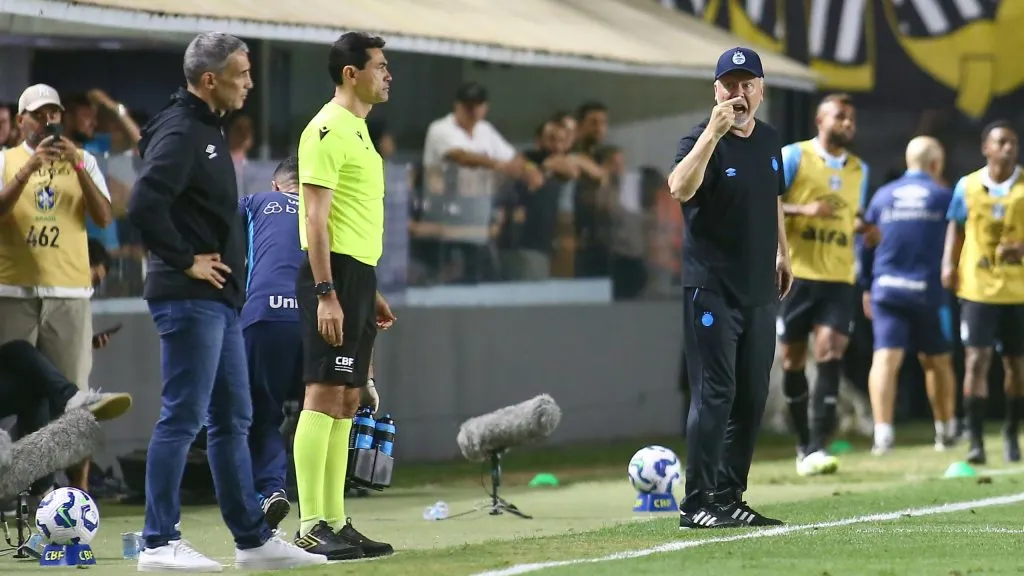 Mano vê justiça em empate entre Santos e Grêmio na Vila – Foto: Mauricio De Souza/AGIF