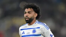 Gabigol atuando no Maracanã diante do Fluminense