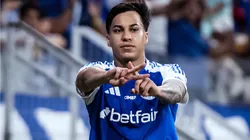 Kaio Jorge comemora gol contra o Internacional (Gustavo Aleixo/Cruzeiro)