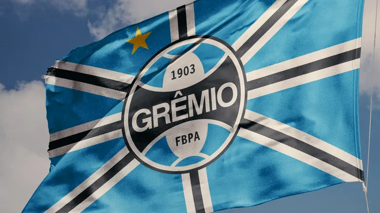Bandeira gremista na Arena (Divulgação/Grêmio)