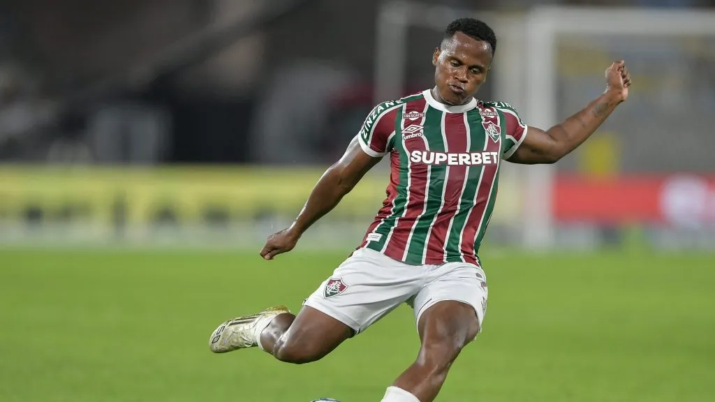 Arias pelo Fluminense. Foto: Thiago Ribeiro/AGIF
