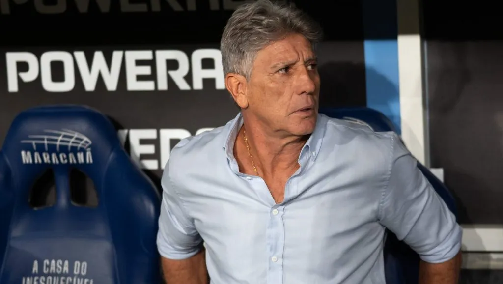 Renato Gaucho tecnico do Fluminense durante partida contra o Lanus no estadio Maracana pelo campeonato Copa Sul-americana 2025. Foto: Jorge Rodrigues/AGIF