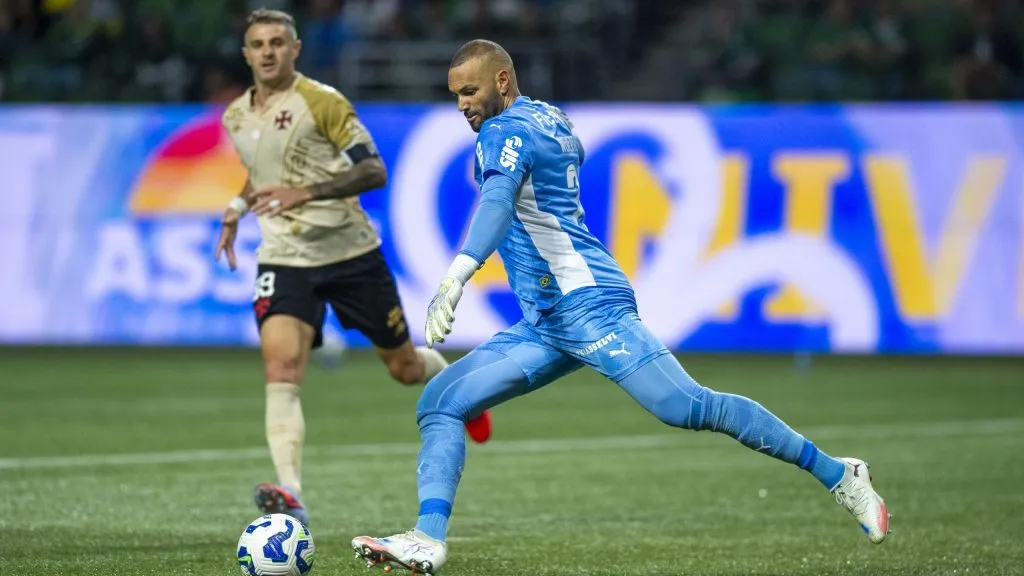Vegetti jogador do Vasco durante partida no estadio Arena Allianz Parque pelo campeonato Brasileiro A 2025. Foto: Anderson Romao/AGIF