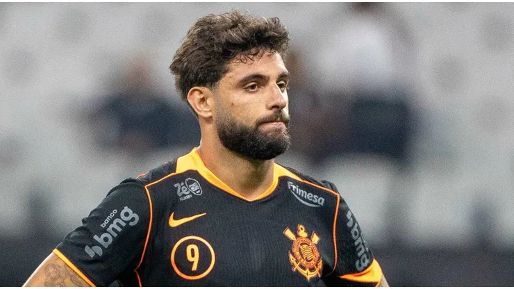 Yuri Alberto em campo pelo Corinthians. Foto: Joisel Amaral/AGIF