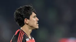 RJ - RIO DE JANEIRO - 21/09/2025 - BRASILEIRO A 2025, FLAMENGO X VASCO - Pedro jogador do Flamengo durante partida contra o Vasco no estadio Maracana pelo campeonato Brasileiro A 2025.