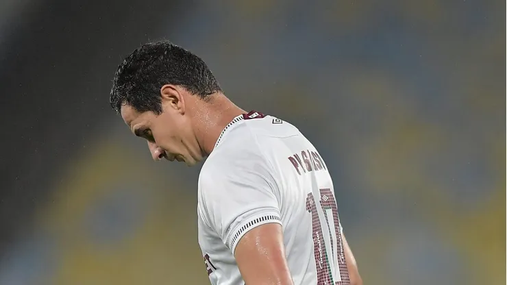 RJ - RIO DE JANEIRO - 13/09/2025 - BRASILEIRO A 2025, FLUMINENSE X CORINTHIANS - Ganso jogador do Fluminense durante partida contra o Corinthians no estadio Maracana pelo campeonato Brasileiro A 2025.