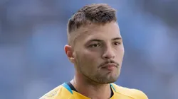 Gabriel Grando durante partida na Arena.
