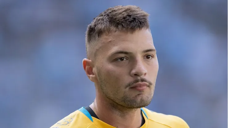 Gabriel Grando durante partida na Arena.