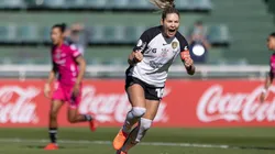 Gabi Zanotti comemora gol na Libertadores. Foto: Divulgação/CONMEBOL