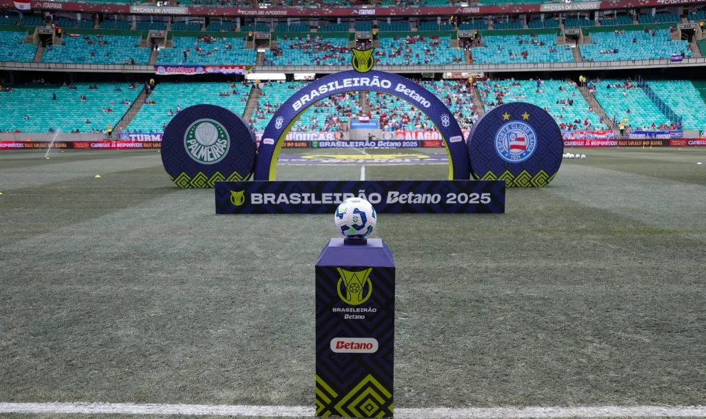 Vista geral do estadio Fonte Nova para partida entre Bahia e Palmeiras pelo campeonato Brasileiro A 2025. Foto: Marcio Jose/AGIF