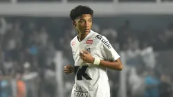 Robinho Júnior na partida contra o Flamengo