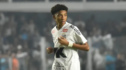 Robinho Júnior na partida contra o Flamengo