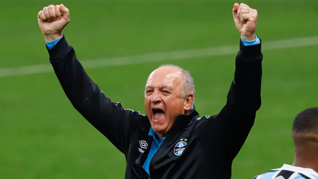 Felipão é pura identificação com  o Imortal –  Foto: Maxi Franzoi/AGIF