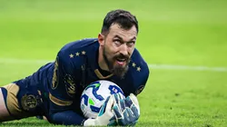 Walter durante partida contra o Inter