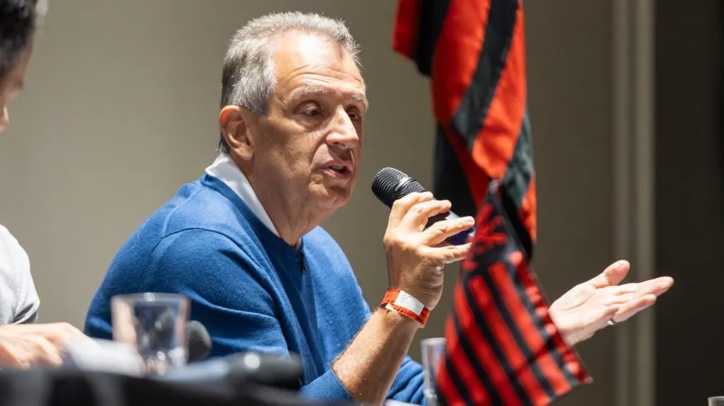 BAP durante entrevista coletiva. Foto: Mariana Sá/CRF