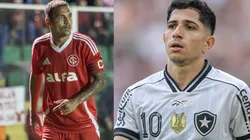 Alan Patrick e Savarino são as esperanças de Inter e Botafogo - Fotos: Lucas Gabriel Cardoso/AGIF e Thiago Ribeiro/AGIF