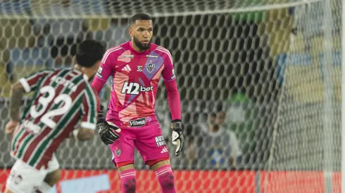 Everson goleiro do Atlético-MG durante partida contra o Fluminense - Foto: Pedro Souza / Atlético
