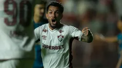 PE - RECIFE - 01/10/2025 - BRASILEIRO A 2025, SPORT X FLUMINENSE - Lucho Acosta jogador do Fluminense comemora seu gol durante a partida contra o Sport na Ilha do Retiro em Recife (PE), pelo Campeonato Brasileiro Serie A 2025. Foto: Marlon Costa/AGIF