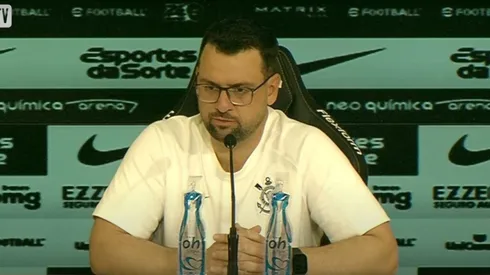 Lucas Silvestre, auxiliar técnico do Corinthians - Foto: Reprodução/Youtube