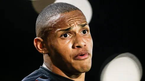 Jhon Jhon durante a partida deste sábado (4)