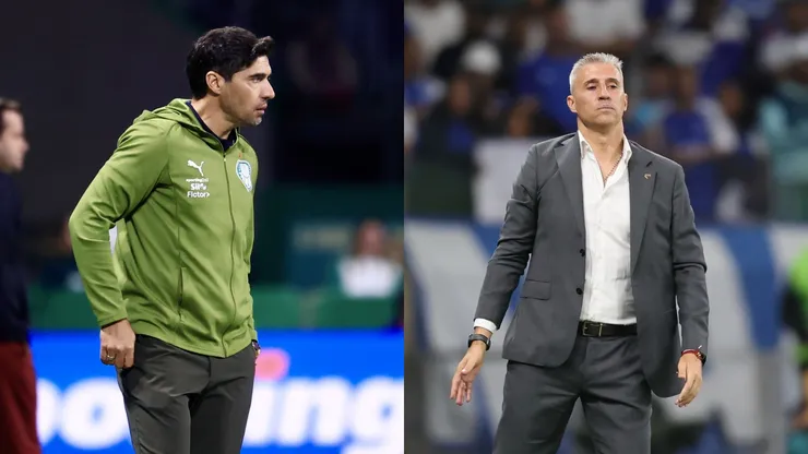 Crespo e Abel se reencontram no Morumbi após relação de vizinhos e episódios inusitados - Foto: Marcello Zambrana e Gilson Lobo/AGIF