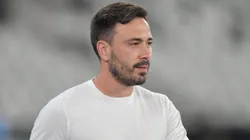 Davide Ancelotti tecnico do Botafogo durante partida contra o Bahia no estadio Engenhao pelo campeonato Brasileiro A 2025. Foto: Thiago Ribeiro/AGIF