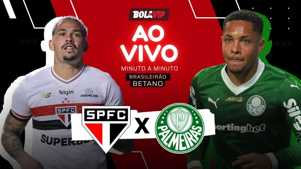 São Paulo x Palmeiras foi transmitido ao vivo pelo Bolavip Brasil.