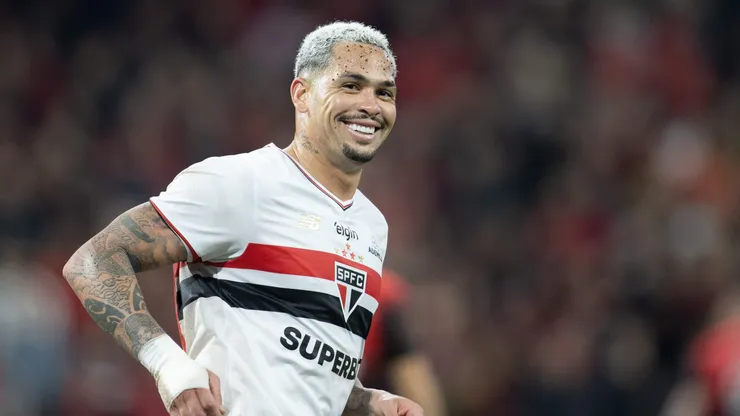 Luciano marcou contra o Palmeiras. Foto: Hedeson Alves/AGIF