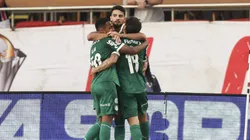 Flaco López, atacante do Palmeiras em partida pelo campeonato brasileiro