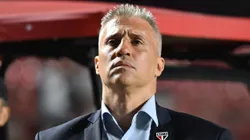 Hernan Crespo tecnico do Sao Paulo durante partida contra o Ceara no estadio Morumbi pelo campeonato Brasileiro A 2025. Foto: Jota Erre/AGIF
