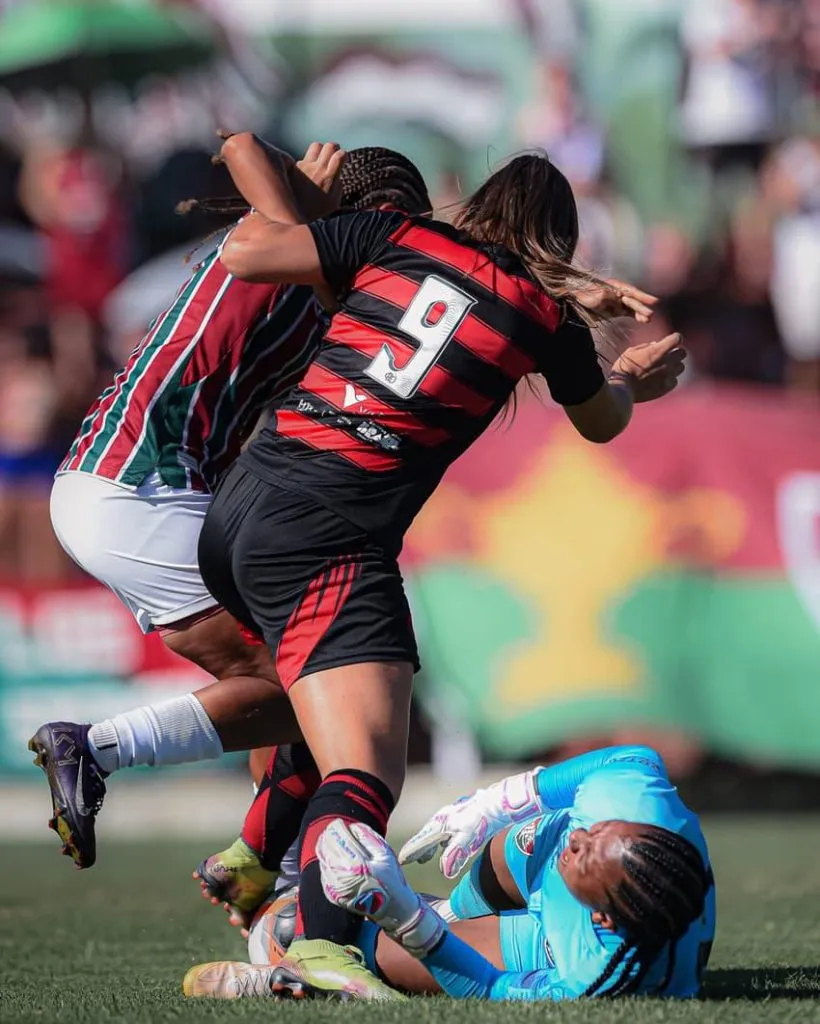 Lance do gol na final. Foto: Paula Reis/CRF