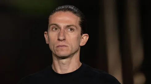 RJ - RIO DE JANEIRO - 18/09/2025 - COPA LIBERTADORES 2025, FLAMENGO X ESTUDIANTES - Filipe Luis tecnico do Flamengo durante partida contra o Estudiantes no estadio Maracana pelo campeonato Copa Libertadores 2025. Foto: Jorge Rodrigues/AGIF
