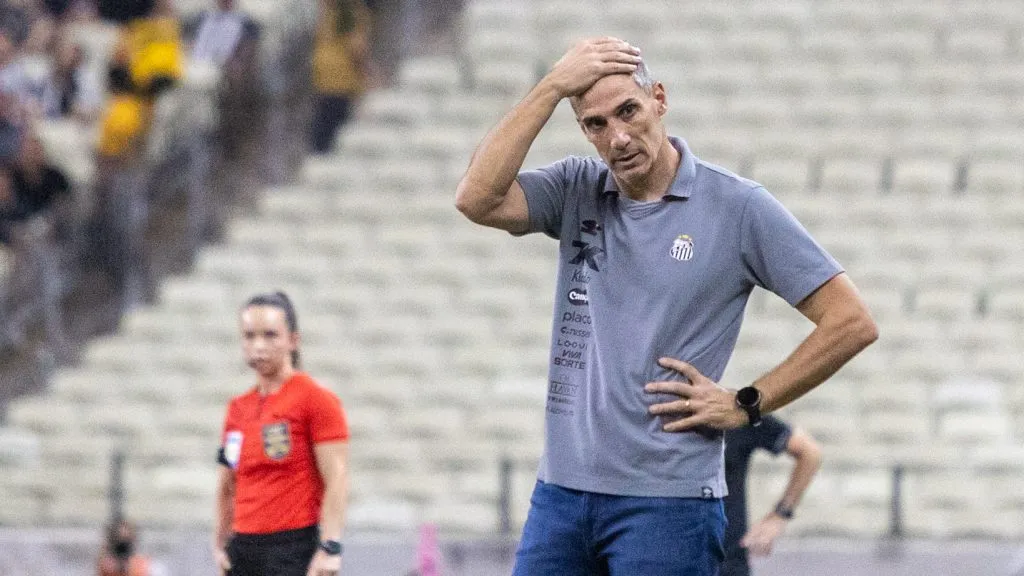 Vojvoda durante partida contra o Ceará no estadio Arena Castelão. Foto: Lucas Emanuel/AGIF