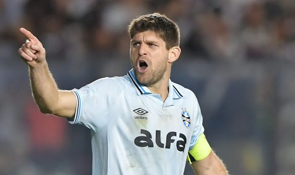 Kannemann no Grêmio. Foto: Thiago Ribeiro/AGIF
