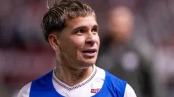 Soteldo durante partida entre Sport e Fluminense, na Ilha do Retiro, pelo Brasileirão.