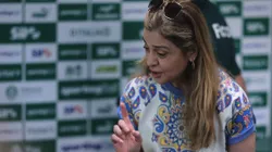 Leila Pereira também se posicionou sobre a polêmica arbitragem - Foto: Ettore Chiereguini/AGIF