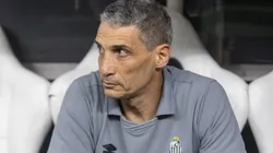 Vojvoda no comando do Santos durante duelo contra o Ceará - Foto: Lucas Emanuel/AGIF