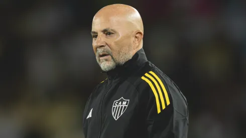 Jorge Sampaoli, durante a derrota para o Fluminense no Maracanã (Pedro Souza / Atlético)