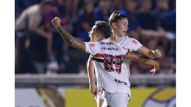 Soberanas comemoram vitória na Libertadores. Foto: Staff Images Woman/CONMEBOL