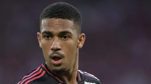 Samu Lino, atacante do Flamengo