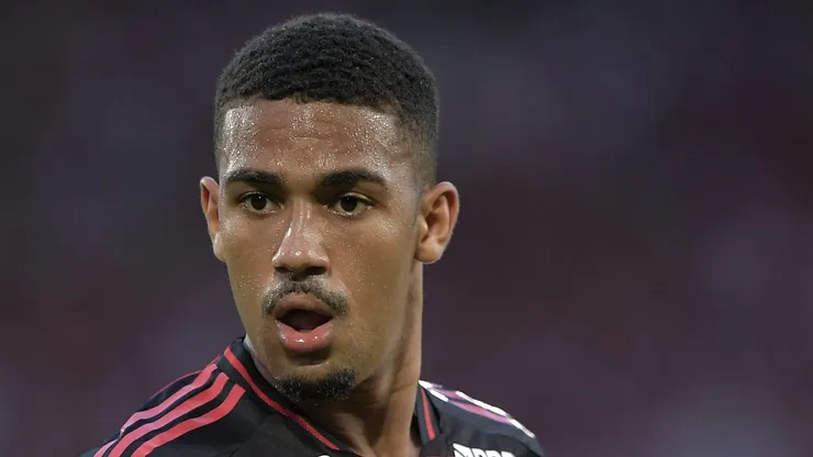 Samu Lino, atacante do Flamengo
