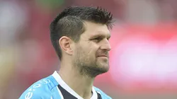 RJ - RIO DE JANEIRO - 31/08/2025 - BRASILEIRO A 2025, FLAMENGO X GREMIO - Kannemann jogador do Gremio durante partida contra o Flamengo no estadio Maracana pelo campeonato Brasileiro A 2025.