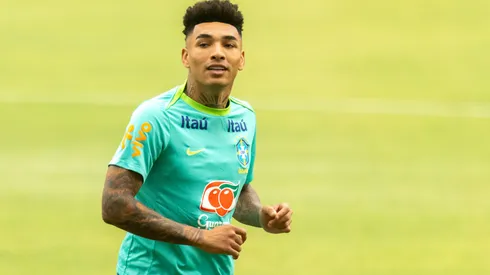 Igor Jesus durante treino da Seleção Brasileira em novembro de 2024 - Foto: Fernando Torres/AGIF