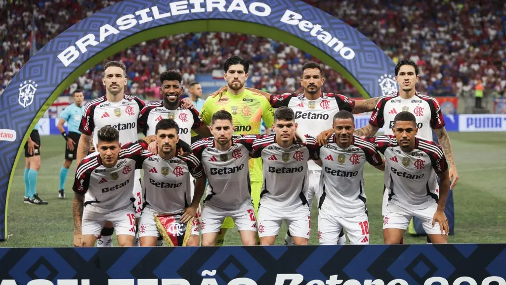 Elenco do Flamengo - Foto: Gilvan de Souza/Flamengo
