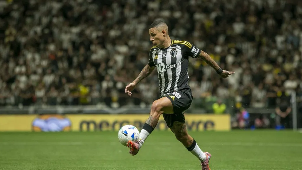 MG – BELO HORIZONTE – 24/09/2025 – COPA SUL-AMERICANA 2025, ATLETICO-MG X BOLIVAR – Arana jogador do Atletico-MG durante partida contra o Bolivar no estadio Arena MRV pelo campeonato Copa Sul-americana 2025. Foto: Fernando Moreno/AGIF