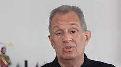 BAP durante entrevista no clube. Foto: Reprodução/YouTube Flamengo TV.