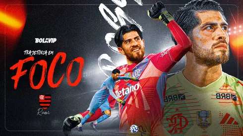 Rossi é o paredão do Flamengo rumo ao tetra da Libertadores – Foto: Thiago Ribeiro/AGIF – Anderson Romão/AGIF
