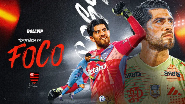 Rossi é o paredão do Flamengo rumo ao tetra da Libertadores - Foto: Thiago Ribeiro/AGIF - Anderson Romão/AGIF