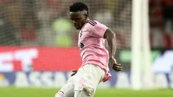 Johan Carbonero, atacante do Internacional em partida pelo campeonato brasileiro